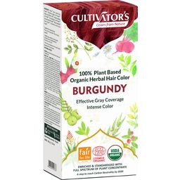 CULTIVATOR'S Organic Herbal hajfesték - Burgundy - 100 g