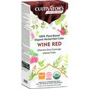 CULTIVATOR'S Organic Herbal Hair Color - Wine Red - 100 g