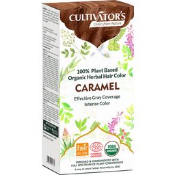 CULTIVATOR'S Organic Herbal hajfesték - Caramel - 100 g