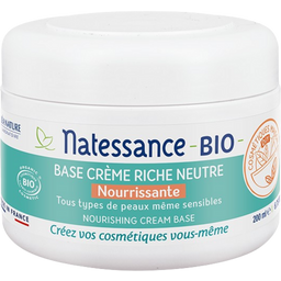 Natessance Base Crème Riche Neutre Nourrissante DIY - 200 ml