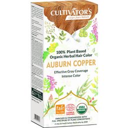 Organic Herbal Hair Colour - Auburn Copper - 100 g