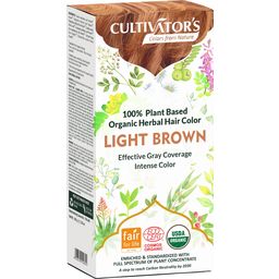 CULTIVATOR'S Organic Herbal Hair Color - Light Brown