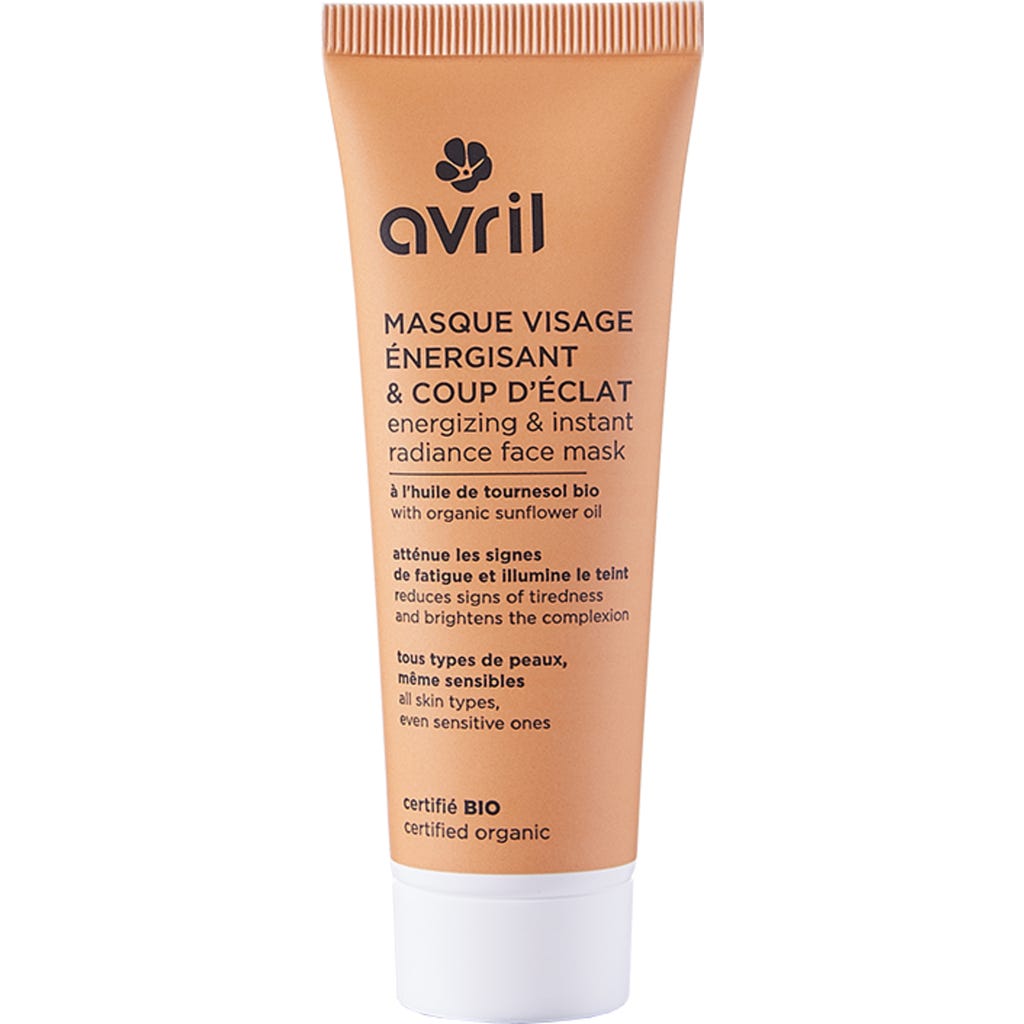 Avril Energizing & Instant Radiance Face Mask, 50 ml - Ecco Verde