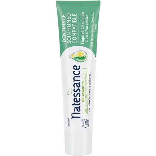 Natessance Homeopathische Tandpasta Tijm & Citroen - 75 ml