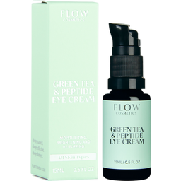 FLOW cosmetics Green Tea & Peptide Eye Cream - 15 ml