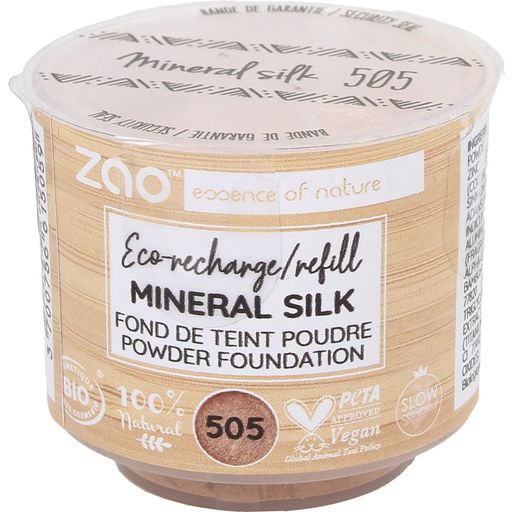 Zao Refill Mineral Silk - 505 Coffee Beige
