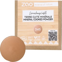 Zao Recharge Terre Cuite Minérale - 345 Milk Chocolate
