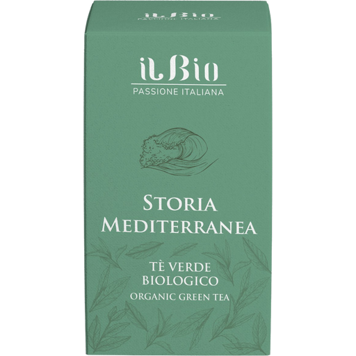 ilBio Té Verde Biologico - Storia Mediterranea - 24 g