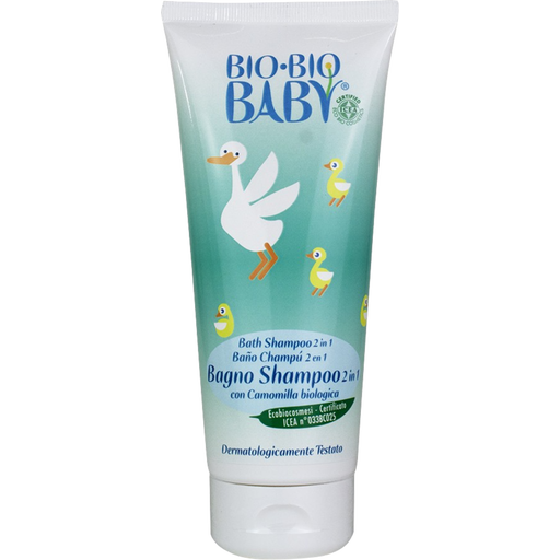 Bio-Bio Baby Bagno Shampoo 2in1 con Camomilla  - 200 ml