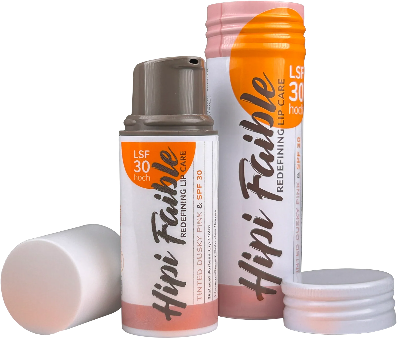 Hipi Faible Tinted Lip Balm SPF 30 - Dusky Pink