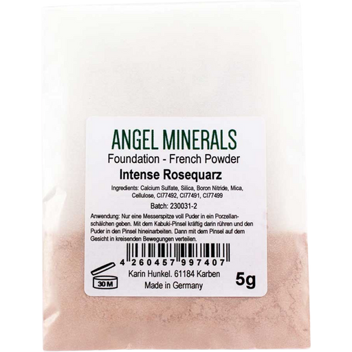ANGEL MINERALS French Powder Foundation Refill - Intense Rosequarz