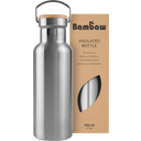 Bambaw Bouteille Isotherme en Inox 500 ml - Natural Steel