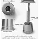 Bambaw Safety Razor Stand - Silver