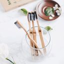 Bambaw Bamboo Toothbrush, medium - 4 Pcs