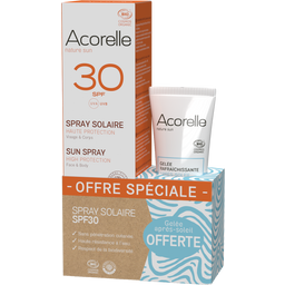 Acorelle Sun Pack Napvédő spray FF 30 + After-Sun