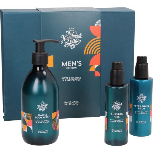 The Handmade Soap Company Gift Set Shaving & Wash Men's Edition - 1 sada