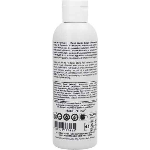 Shampoo Riflesso Biondo con Camomilla e Rabarbaro - 200 ml