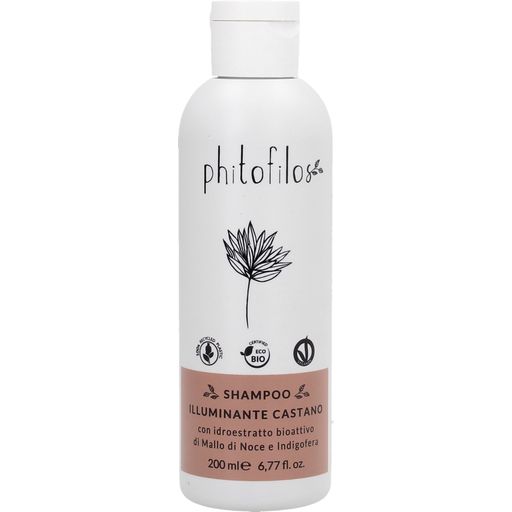 Phitofilos Shampoing Éclat pour Cheveux Bruns - 200 ml
