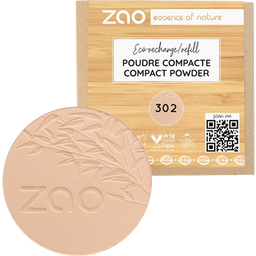 Zao Recharge Poudre Compacte - 302 Pink Beige