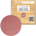 ZAO Refill Compact Blush - 322 Brown Pink