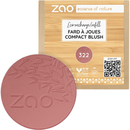 ZAO Refill Compact Blush - 322 Brown Pink