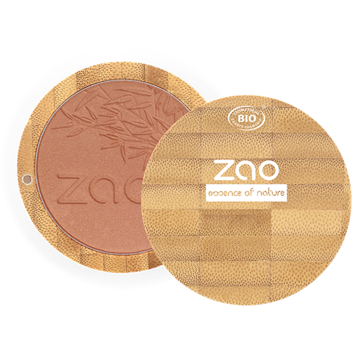 Zao Make up Compact Blush - 325 Golden Coral