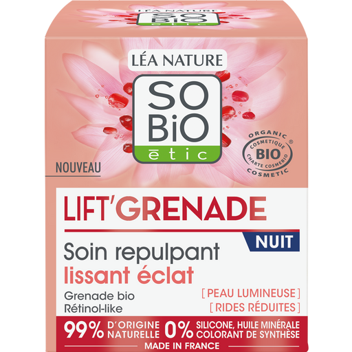 Lift'Grenade Crema Notte Rimpolpante e Levigante - 50 ml
