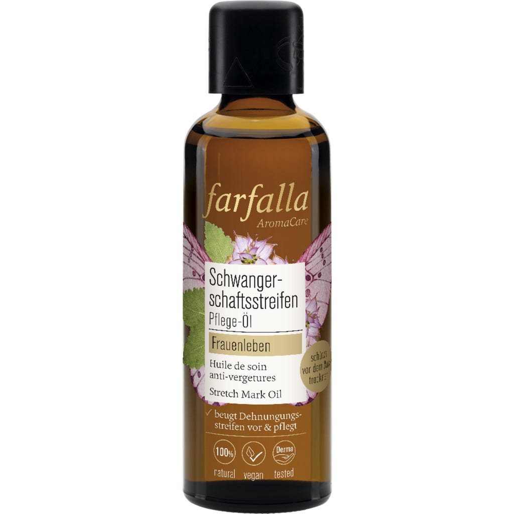 farfalla ファファラ　アルガンオイル＜BIO＞(75ml) ×2点セット farfalla Frauenleben Stretch Mark Oil, 75 ml - Ecco Verde Online Shop