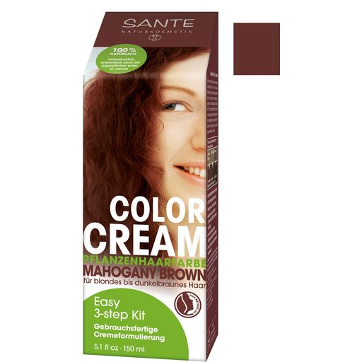 SANTE Naturkosmetik Color Cream Mahagony Brown