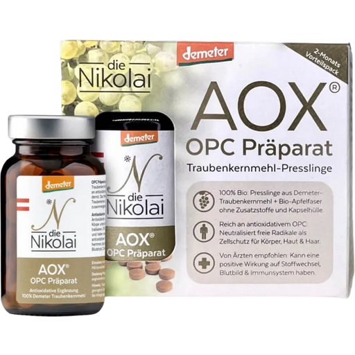 dieNikolai Bio výživový doplnok AOX® OPC - 224 Tablety