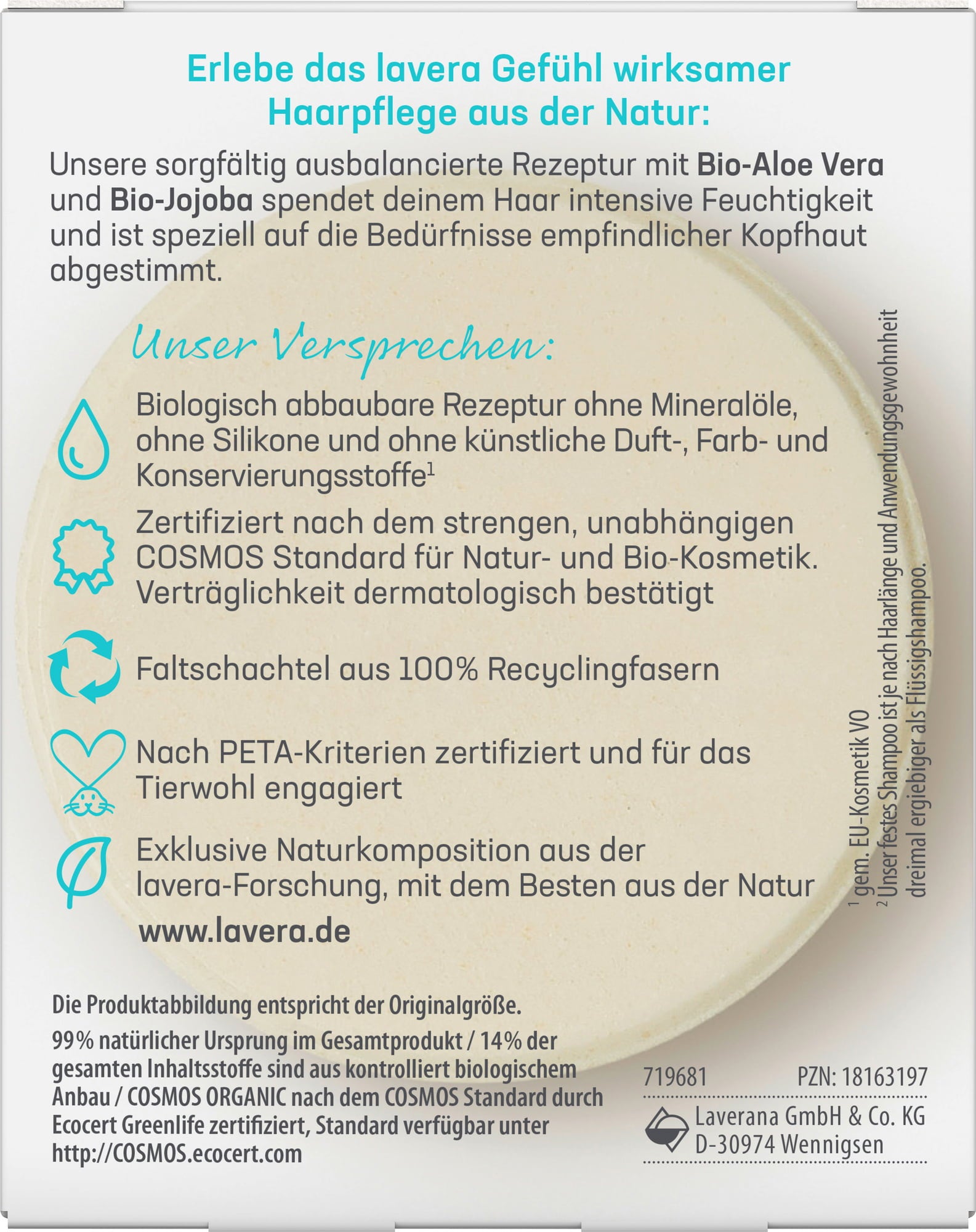 Shampoing Solide Hydratation & Soin 