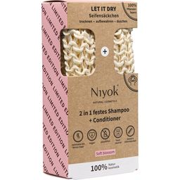 Niyok 2in1 Festes Shampoo+Conditioner On-Pack - Soft Blossom