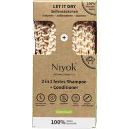 Niyok 2u1 čvrsti šampon + regenerator On-Pack - Green Touch