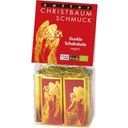 Biologische Nashis Kerstboomversiering Donkere Chocolade - 80 g