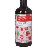 Family  2 v 1 šampon in gel za tuširanje z jagodo in aloe vero