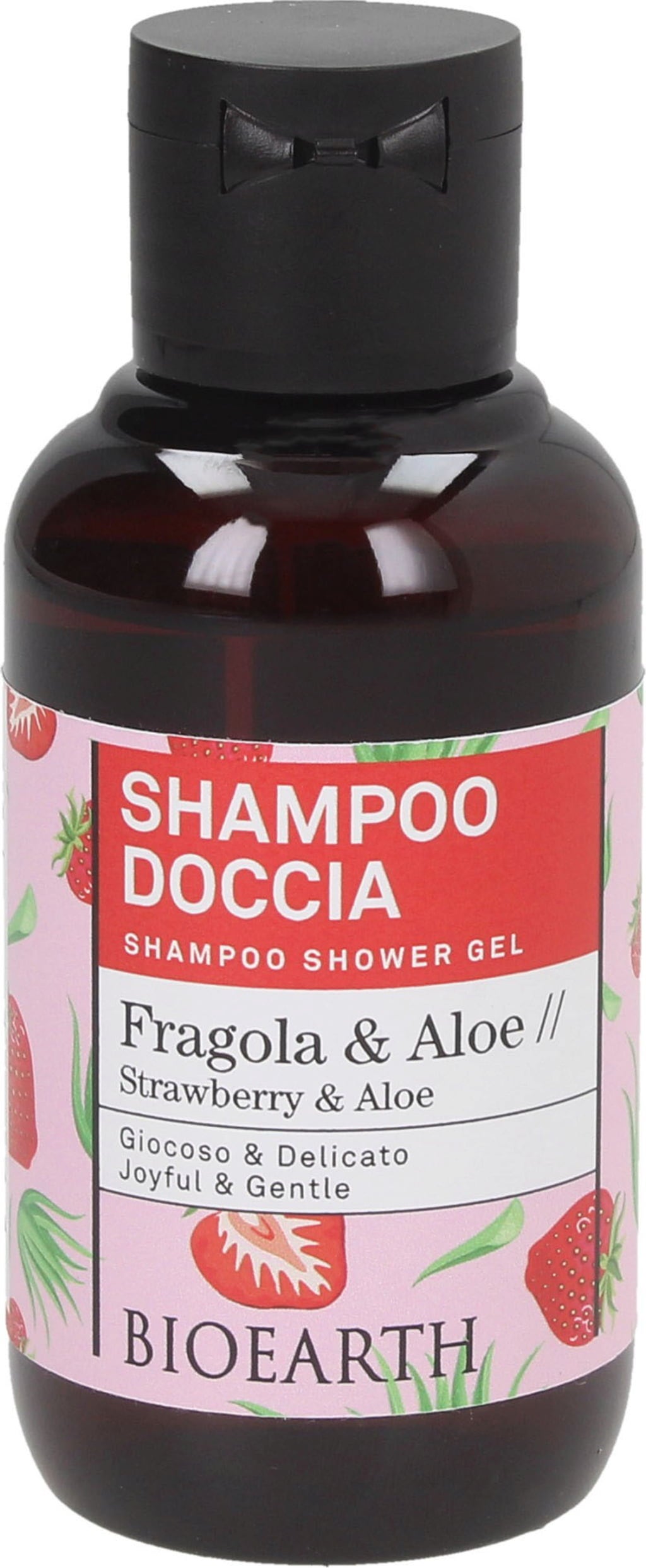 2in1 Shampoo Shower Gel - Strawberry & Aloe, 100 ml