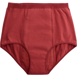 Red High Waist Period Underwear - Heavy Flow  - XS