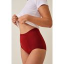 Heavy Flow High Waist červené menstruační kalhotky - XXL