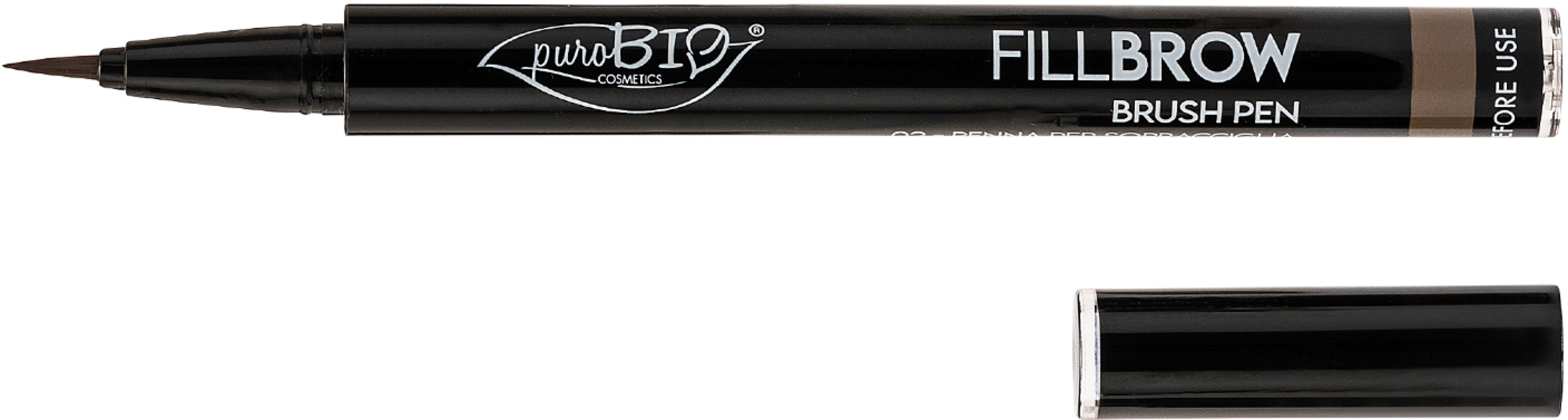 puroBIO cosmetics Fillbrow Brush Pen - 02