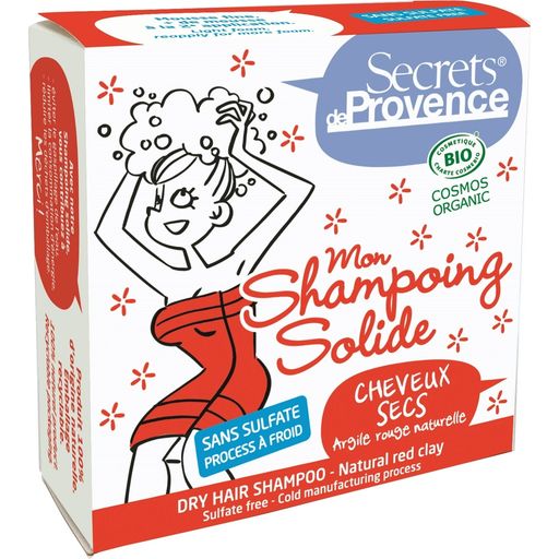 Secrets de Provence Festes Shampoo für trockenes Haar - 85 g