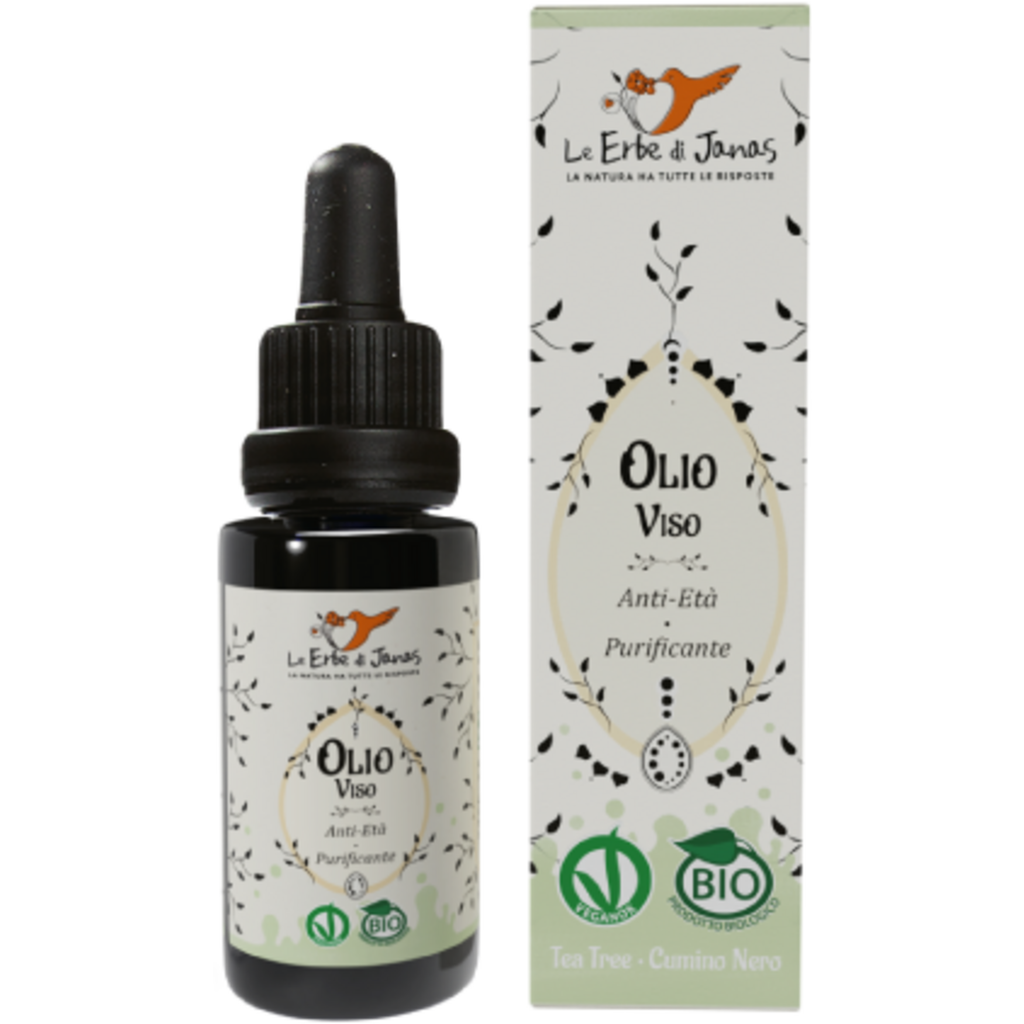 cuminface Le Erbe di Janas Tea Tree & Black Cumin Face Oil, 20 ml - Ecco Verde Online  Shop