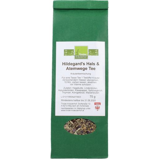 Tiroler Kräuterhof Hildgard's Throat & Respiratory Tea - 75 g