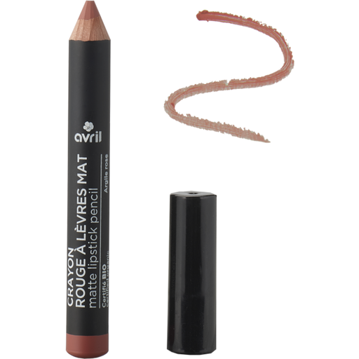 Avril Matte Lipstick Pencil Jumbo - Argile rose