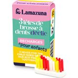 Lamazuna Kinder Zahnbürstenköpfe 3er-Set