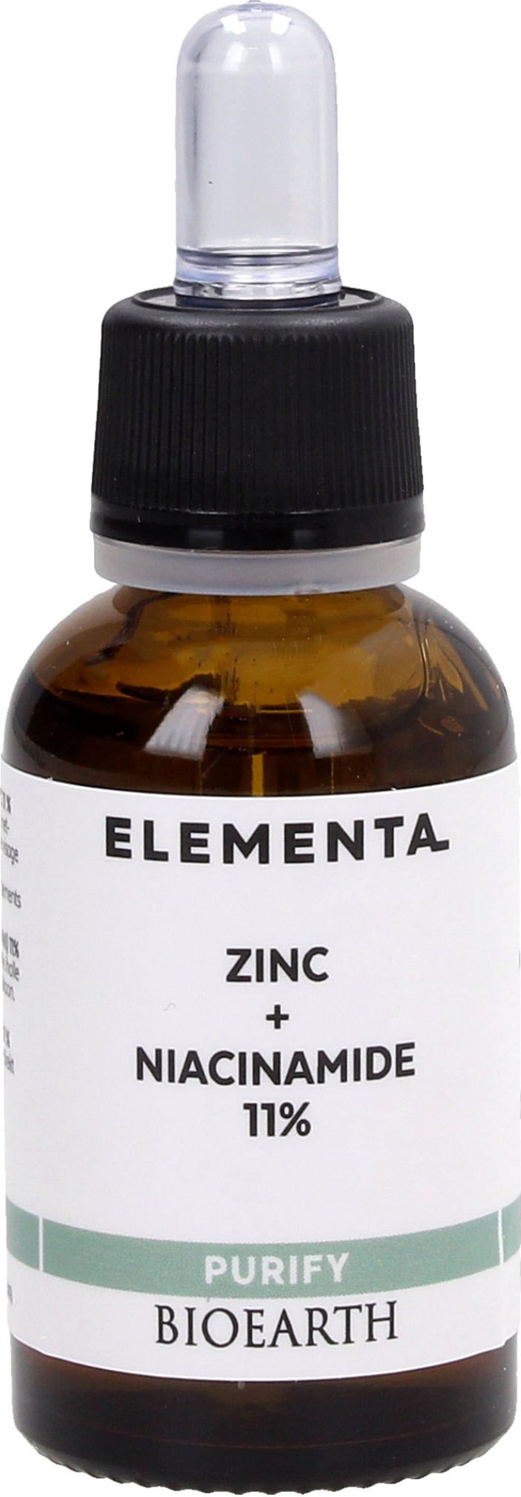 BIOEARTH Zinok + niacínamid 11% ELEMENTA PURIFY - 30 ml