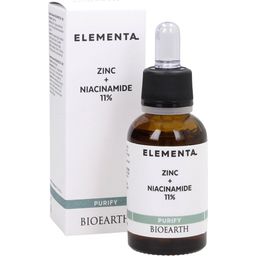 Bioearth ELEMENTA PURIFY cynk + niacynamid 11% - 30 ml