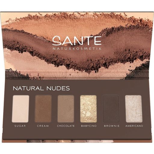 SANTE Naturkosmetik Eyeshadow Palette - Nudes