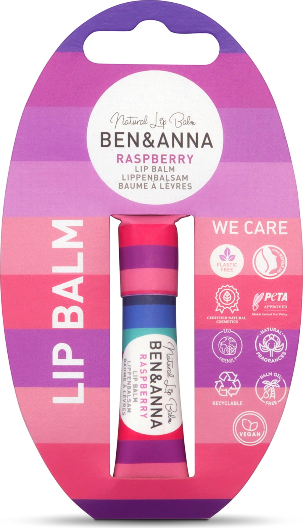 BEN & ANNA Lippenbalsam - Raspberry