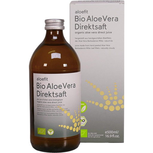 Rainbow Naturprodukte aloefit Succo di Aloe Vera Biologico - 500 ml