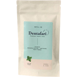 Dentafari Crisp Mint Tooth Powder with Probiotics  - Refill (100g)